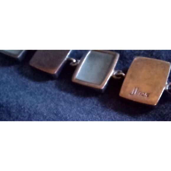 Jessica Lee 925 Sterling Silver Sea Glass Bracelet - Picture 2 of 9